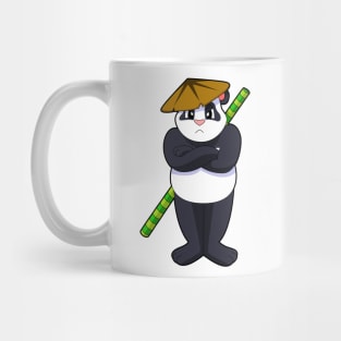 Panda at Stick fight Martial arts Mug